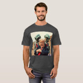 Grappige Trump - Buitenaardse ontvoering T-shirt (Voorkant volledig)