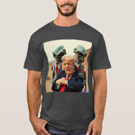 Grappige Trump - Buitenaardse ontvoering T-shirt