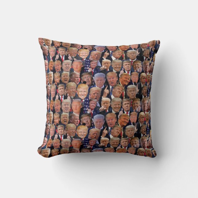 Grappige Trump-cadeau werpkussen Kussen (Voorkant)