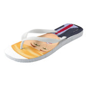 GRAPPIGE TRUMP CARTOON MUILEN TEENSLIPPERS (Schuin)