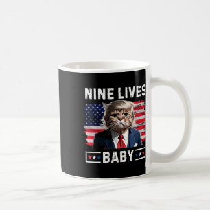 Grappige Trump Cat 9 leeft Baby Grappig Stem op Tr Koffiemok