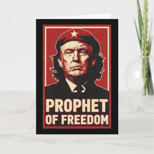 Grappige Trump Che Guevara Profeet Van Vrijheid Mi Kaart