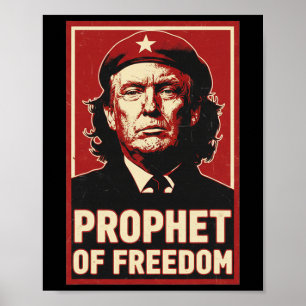 Grappige Trump Che Guevara Profeet Van Vrijheid Mi Poster