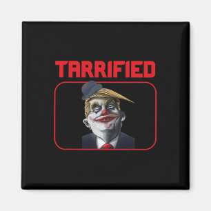 Grappige Trump Clown Politieke Puns Beangstigend Magneet
