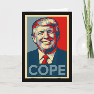 Grappige Trump Cope Parodie – Politieke Meme Kaart