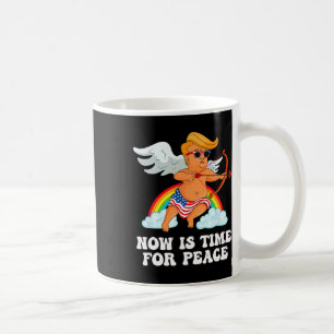 Grappige Trump Cupid Parodie - Nu Is Tijd Voor Vre Koffiemok