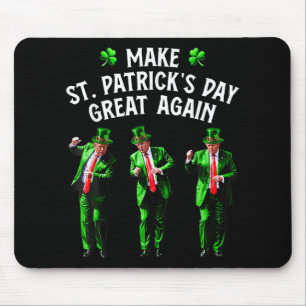 Grappige Trump Dance St. Patrick's Day Pyjama's Tr Muismat