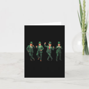 Grappige Trump Dance St. Patricks Day Pyjamas Ymca Kaart