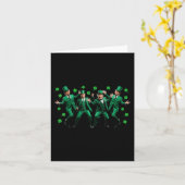 Grappige Trump Dance St. Patricks Day Pyjamas Ymca Kaart (Gele Bloem)