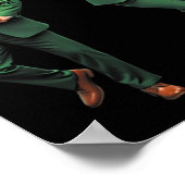 Grappige Trump Dance St. Patricks Day Pyjamas Ymca Poster (Hoek)