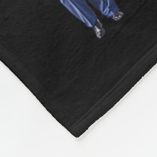 Grappige Trump dans dansen als een misdadiger stem Fleece Deken (Hoek)