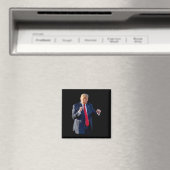 Grappige Trump-dans Dansen als een misdadiger Stem Magneet (Insitu (Vaatwasser))