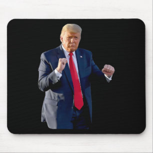 Grappige Trump dans dansen als een misdadiger stem Muismat