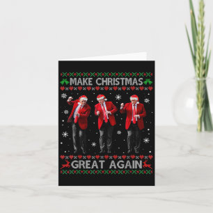 Grappige Trump-dans maakt kerst weer lelijk Kaart