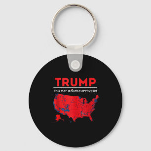 Grappige Trump Deze kaart is door Sinterklaas goed Sleutelhanger
