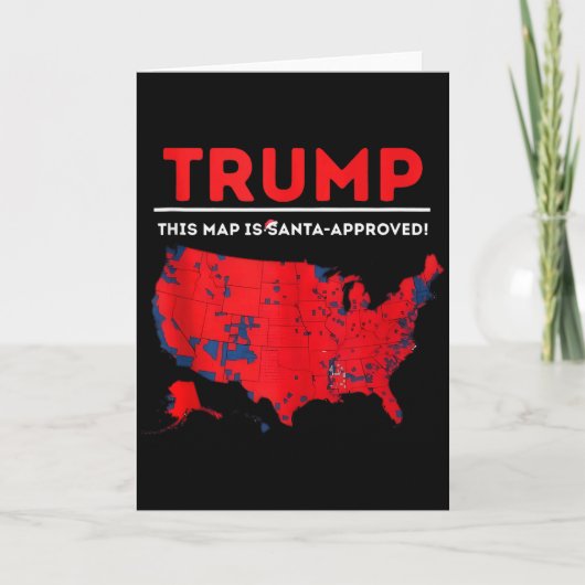Grappige Trump Deze Kaart Is Goedgekeurd Door Kers (Voorkant)