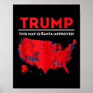 Grappige Trump Deze kaart is goedgekeurd door Kers Poster