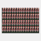 Grappige Trump Elf 2024 maken Kerstmis weer geweld Inpakpapier Vel (Voorkant 2)