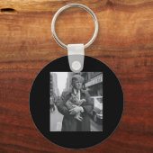 Grappige Trump en Cat Sleutelhanger (Voorkant)