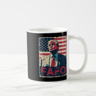 Grappige Trump Fafo F in de buurt te weten komen R Koffiemok
