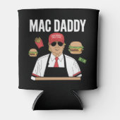 Grappige Trump friet maakt friet Mac Daddy Blikjeskoeler (Voorkant)