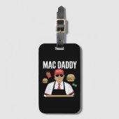 Grappige Trump friet maken frietjes Mac Daddy Bagagelabel (Voorkant (verticaal))
