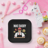 Grappige Trump friet maken frietjes Mac Daddy Papieren Bordje (Feest)