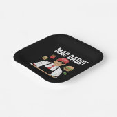 Grappige Trump friet maken frietjes Mac Daddy Papieren Bordje (Gebogen)