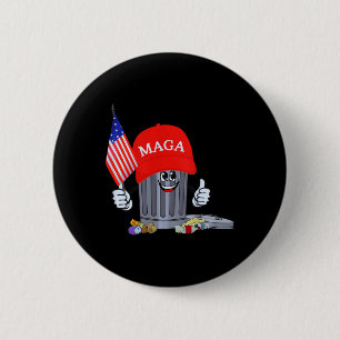 Grappige Trump-garage kan cartoon-personage Amerik Ronde Button 5,7 Cm