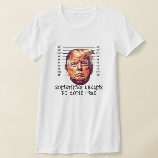 Grappige Trump gearresteerde droom komt uit T-shirt (Laagn)