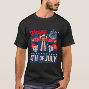 Grappige Trump Gelukkige 4 juli  T-shirt