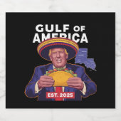 Grappige Trump Golf van Amerika 2025 Trump Bier Etiket (Enkel label)