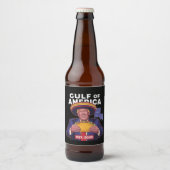 Grappige Trump Golf van Amerika 2025 Trump Bier Etiket (Voorkant)