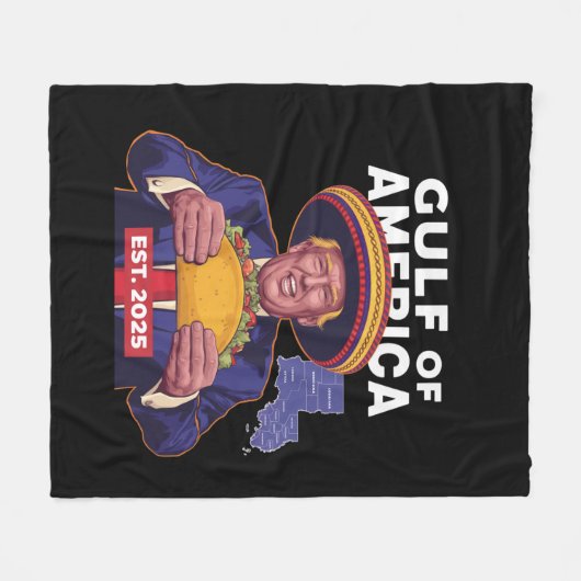 Grappige Trump Golf van Amerika 2025 Trump Fleece Deken (Voorkant (Horizontaal))
