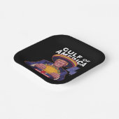 Grappige Trump Golf van Amerika 2025 Trump Papieren Bordje (Gebogen)