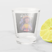 Grappige Trump Golf van Amerika 2025 Trump Shot Glas (Achterkant)
