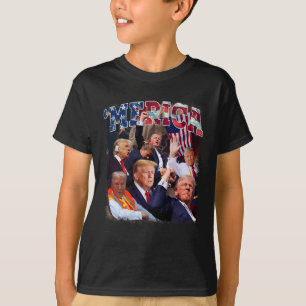 Grappige Trump Golf van Amerika Trump 4 juli gesch T-shirt