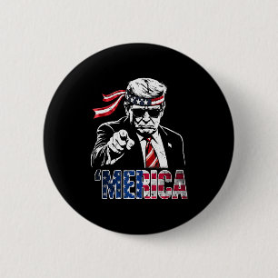 Grappige Trump Golf van Amerika Trump Kleding 1 Ronde Button 5,7 Cm
