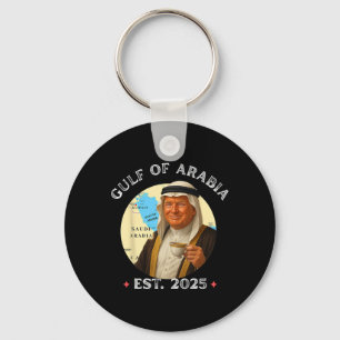 Grappige  Trump Golf van Arabië Retro Golf van P Sleutelhanger
