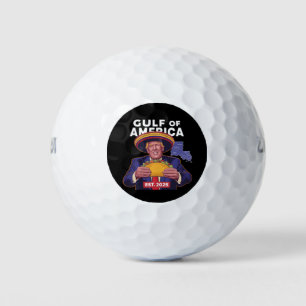 Grappige Trump Golf Van Ons Amerika 2025 Trump Golfballen