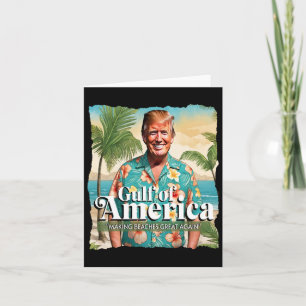 Grappige Trump grafische Golf van Amerika Trump Me Kaart
