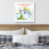 Grappige Trump Haai Canvas Print van Rick London (Insitu (Slaapkamer))