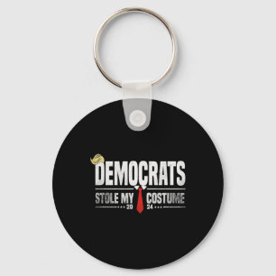 Grappige Trump Halloween kostuum Democraten stal m Sleutelhanger