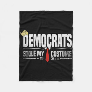 Grappige Trump Halloween Kostuum Democraten Stalen Fleece Deken