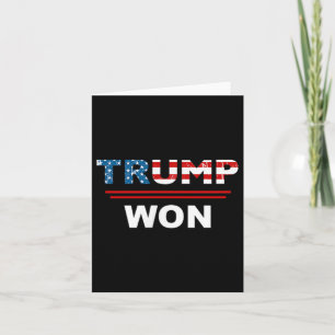 Grappige Trump heeft Trump 45_47e afvalman gewonne Kaart