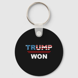 Grappige Trump heeft Trump 45_47e afvalman gewonne Sleutelhanger
