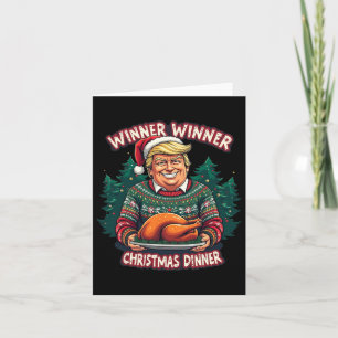 Grappige Trump Humor kerstwinnaar Kaart