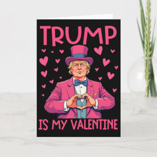 Grappige Trump Is Mijn Valentijn Trump Mannen Vrou Kaart