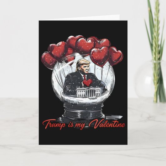 Grappige Trump Is Mijn Valentijn Ugly Sweaters Tru Kaart (Voorkant)