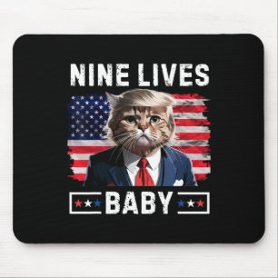 Grappige Trump Kat 9 Levens Door Grappig Stem Op T Muismat